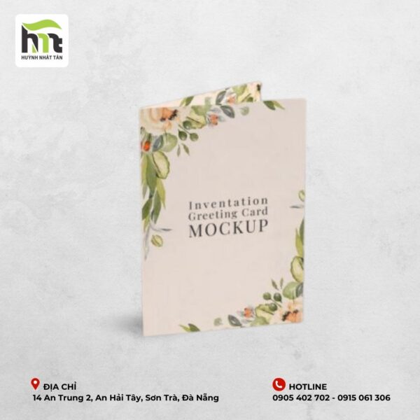 Thiệp mời gấp đôi