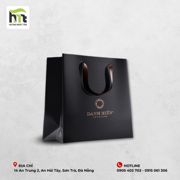 Túi giấy ép kim Bạc/Vàng