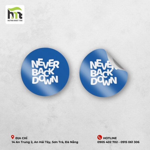 Nhãn Decal, Sticker giấy