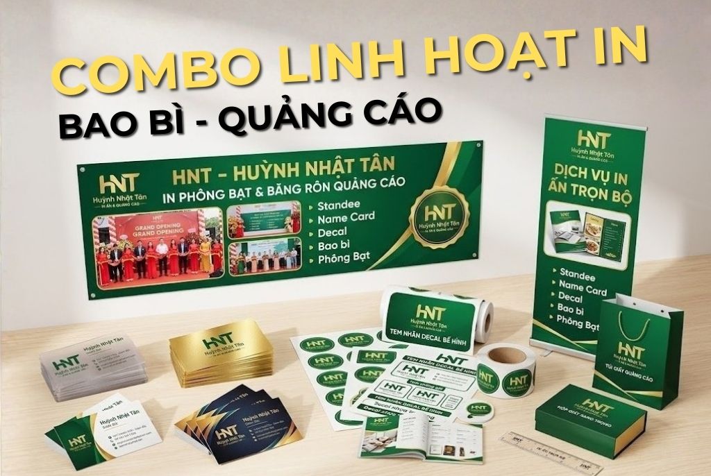 Combo in trọn gói linh hoạt - bao bì - quảng cáo Đà Nẵng